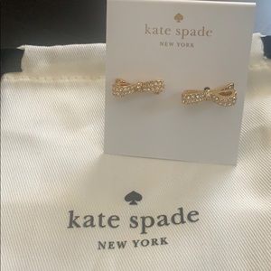 NWT Kate Spade bow earrings